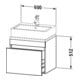 Duravit Meuble sous-vasque Com DuraStyle 60x47,8 cm, blanc mat, 1 tiroir