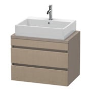 Duravit Meuble sous-vasque Com DuraStyle 70x47,8 cm, blanc mat, 2 tiroirs