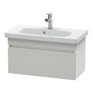 Duravit Meuble sous-vasque Com DuraStyle 73x36,8 cm, béton gris/blanc mat, 1 tiroir