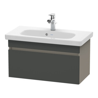 Duravit Meuble sous-vasque Com DuraStyle 73x36,8 cm, graphite mat, 1 tiroir