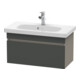Duravit Meuble sous-vasque Com DuraStyle 73x36,8 cm, graphite mat, 1 tiroir-1
