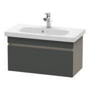 Duravit Meuble sous-vasque Com DuraStyle 73x36,8 cm, graphite mat, 1 tiroir-1