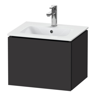 Duravit Meuble sous-vasque Compact L-Cube 52x42,1x40 cm, 1 tiroir, suspendu, graph mat