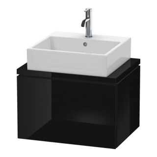 Duravit Meuble sous-vasque Compact L-Cube 62x47,7 cm, blanc brillant, pour console, 1 tiroir