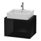 Duravit Meuble sous-vasque Compact L-Cube 62x47,7 cm, blanc brillant, pour console, 1 tiroir-1