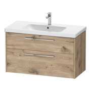 Duravit Meuble sous-vasque D-Code 98,4x55,5x46cm, 2 tiroirs, S, E marbre, G chromé