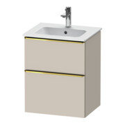 Duravit Meuble sous-vasque D-Neo 51x40,2 cm, 1 porte, 1 tiroir, wd, g pol/Tau ma