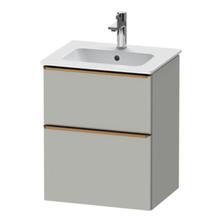 Duravit Meuble sous-vasque D-Neo 51x40,2 cm, 1 tiroir, 1 porte, bois, b chêne/gris mat