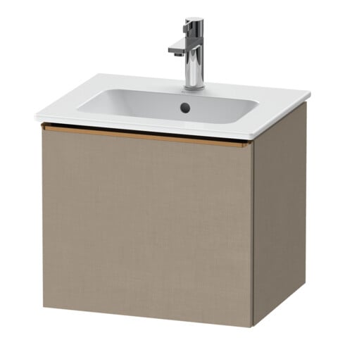 Duravit Meuble sous-vasque D-Neo 51x40,2x44 cm, 1 tiroir, wd, bronze grainé/lin
