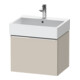 Duravit Meuble sous-vasque D-Neo 58,4x44,2 cm, chr/taupe, 1 tiroir, suspendu-1