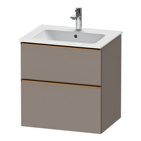 Duravit Meuble sous-vasque D-Neo 61x46,2 cm, blanc mat, 1 porte, 1 tiroir