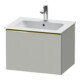 Duravit Meuble sous-vasque D-Neo 61x46,2 cm, gris mat, 1 tiroir, suspendu-1