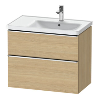 Duravit Meuble sous-vasque D-Neo 78,4x45,2 cm, 1 porte, droite, chr/chêne nat.