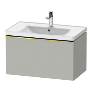 Duravit Meuble sous-vasque D-Neo 78,4x45,2 cm, g pol/gr ma, 1 tiroir, suspendu