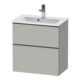 Duravit Meuble sous-vasque D-Neo Compact 61x37,2 cm, ES chêne/gris, 1 tiroir, 1 porte, suspendu-1