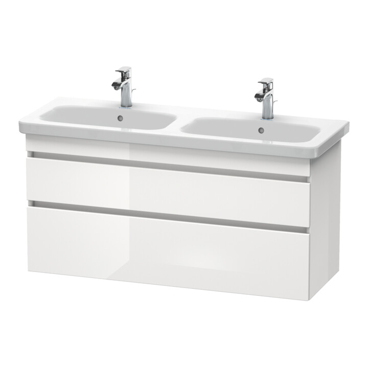 Duravit Meuble sous-vasque DuraStyle 123x44,8x61 cm, 2 tiroirs, blanc mat