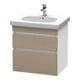 Duravit Meuble sous-vasque DuraStyle 60x45,3 cm, blanc mat, 2 tiroirs, suspendu-1