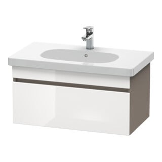Duravit Meuble sous-vasque DuraStyle 80x45,3 cm, blanc hg/b ma, 1 tiroir, suspendu