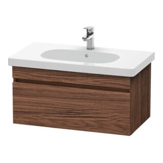 Duravit Meuble sous-vasque DuraStyle 80x45,3 cm, noyer foncé, 1 tiroir, suspendu