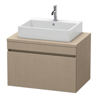 Duravit Meuble sous-vasque DuraStyle 80x54,8 cm, lin, pour console, 1 tiroir