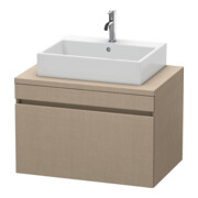 Duravit Meuble sous-vasque DuraStyle 80x54,8 cm, lin, pour console, 1 tiroir-1