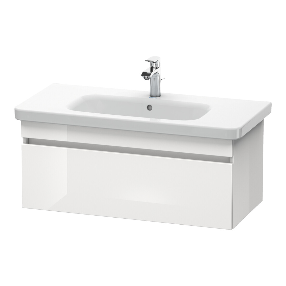 Duravit Meuble sous-vasque DuraStyle 93x44,8 cm, graphite mat, 1 tiroir, suspendu