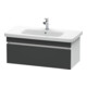 Duravit Meuble sous-vasque DuraStyle 93x44,8 cm, gris m/we ma, 1 tiroir, suspendu-1