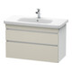 Duravit Meuble sous-vasque DuraStyle 93x44,8 cm, taupe/blanc, 2 tiroirs, suspendu-1