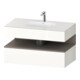 Duravit Meuble sous vasque encastré Qatego 100x55x60 cm, blanc mat/blanc brillant, console-1