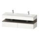 Duravit Meuble sous-vasque encastré Qatego 160x55x60 cm, Kon-WTU, bas mat/blanc mat-1