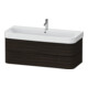 Duravit Meuble sous-vasque Happy D.2 Plus 117,5x49 cm, noyer, 2 tiroirs-1