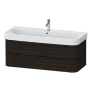 Duravit Meuble sous-vasque Happy D.2 Plus 117,5x49 cm, noyer, 2 tiroirs-1