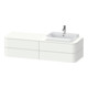 Duravit Meuble sous-vasque Happy D.2 Plus 160x55 cm, 4 tiroirs, blanc mat, droite-1
