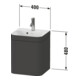 Duravit Meuble sous-vasque Happy D.2 Plus 40x36 cm, 1 tiroir, à droite, m HL, st-g s-mat