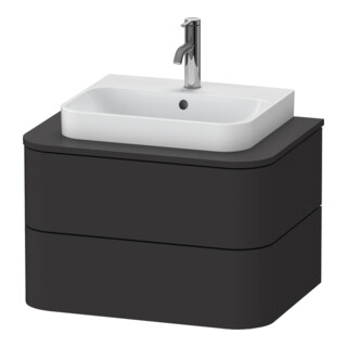 Duravit Meuble sous-vasque Happy D.2 Plus 65x48 cm, 2 tiroirs, graph mat