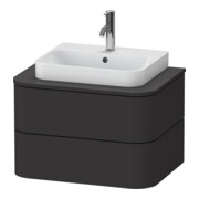 Duravit Meuble sous-vasque Happy D.2 Plus 65x48 cm, 2 tiroirs, graph mat
