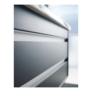 Duravit Meuble sous-vasque Ketho 100x45,5 cm, graphite mat, 2 tiroirs, suspendu-2