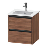 Duravit Meuble sous-vasque Ketho.2 51x42x54,9 cm, 2 tiroirs, suspendu, noyer naturel-1