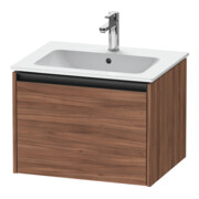 Duravit Meuble sous-vasque Ketho.2 61x48 cm, noyer naturel, 1 tiroir, suspendu