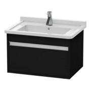 Duravit Meuble sous-vasque Ketho 65x45,5 cm, blanc œuf, 1 tiroir, suspendu
