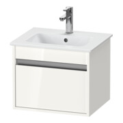 Duravit Meuble sous-vasque Ketho Compact 50x41,2x41 cm, 1 tiroir, suspendu, bas mat-3