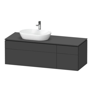 Duravit Meuble sous-vasque L-Cube 142x55x48,2 cm, AS L, gris m, k EinrSy