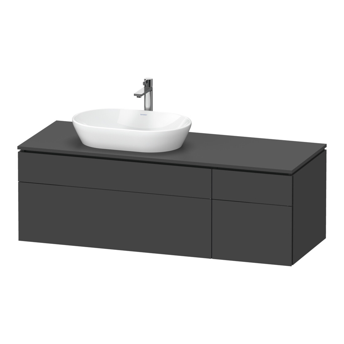 Duravit Meuble sous-vasque L-Cube 142x55x48,2 cm, AS L, gris m, k EinrSy