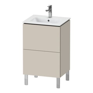 Duravit Meuble sous-vasque L-Cube 52x42,1x70,4 cm, 2 tiroirs, mat taupe