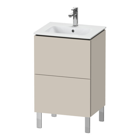 Duravit Meuble sous-vasque L-Cube 52x42,1x70,4 cm, 2 tiroirs, mat taupe