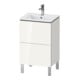Duravit Meuble sous-vasque L-Cube 52x42,1x70,4 cm, 2 tiroirs, mat taupe