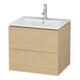 Duravit Meuble sous-vasque L-Cube 62x48,1 cm, blanc œuf, 2 tiroirs, suspendu-1
