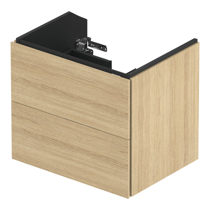Duravit Meuble sous-vasque L-Cube 62x48,1 cm, blanc œuf, 2 tiroirs, suspendu