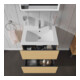 Duravit Meuble sous-vasque L-Cube 62x48,1 cm, blanc œuf, 2 tiroirs, suspendu
