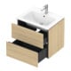 Duravit Meuble sous-vasque L-Cube 62x48,1 cm, blanc œuf, 2 tiroirs, suspendu-5